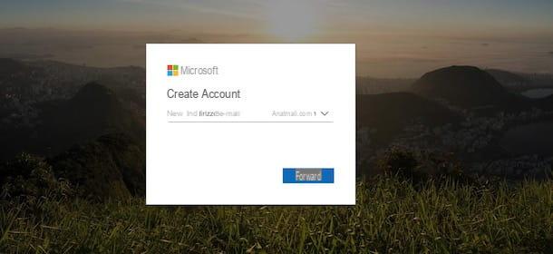 How to create Outlook account
