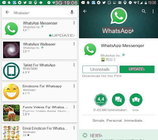 How to create a status on WhatsApp