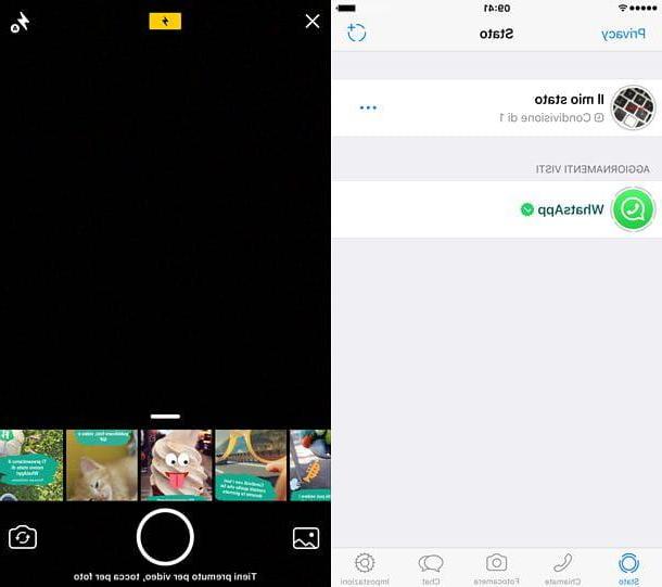 Cómo crear un estado en WhatsApp