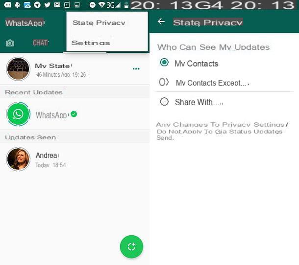 Cómo crear un estado en WhatsApp