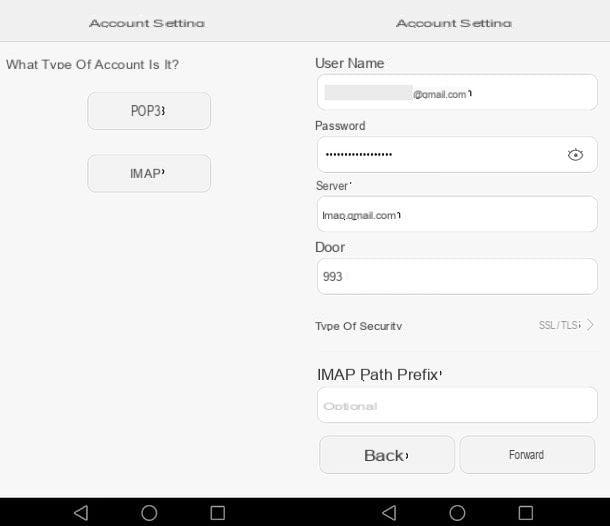 How to set up email on Android