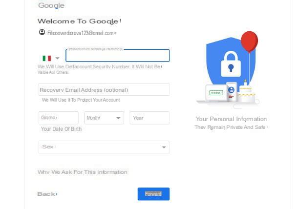 Como criar uma conta do Google sem um número de telefone