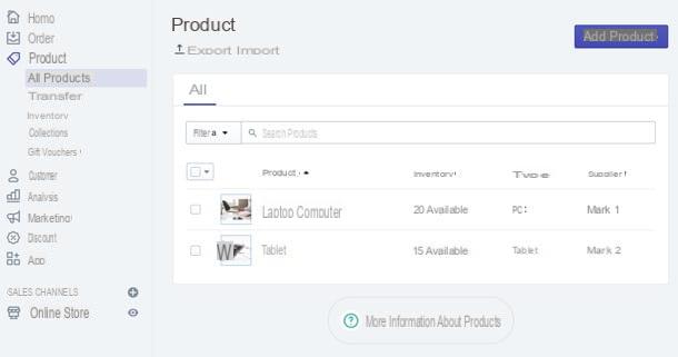 How to create an ecommerce with Shopify