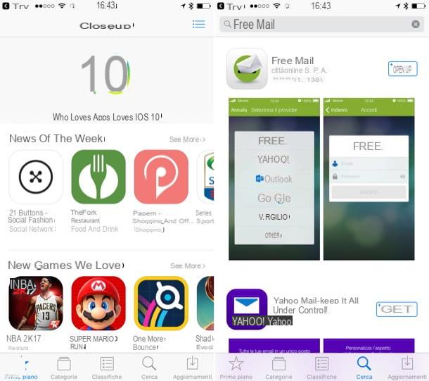 Comment configurer Libero mail sur iPhone