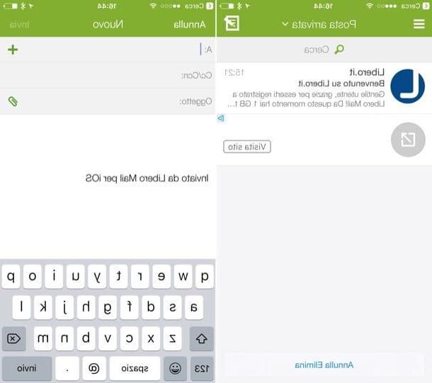 Cómo configurar el correo Libero en iPhone