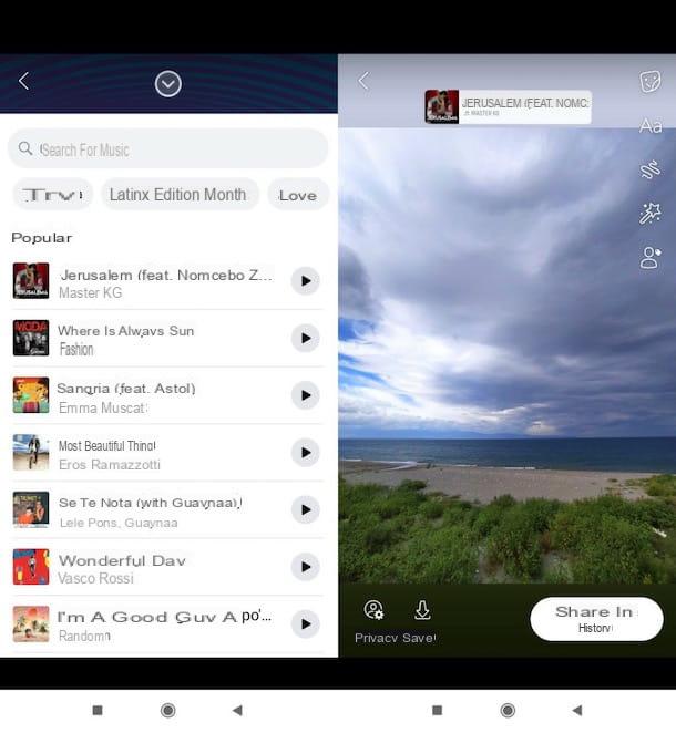 Cómo crear una historia de Facebook con música