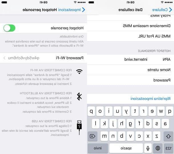 Cómo configurar iPhone Wind