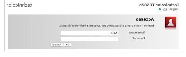 How to configure Fastweb