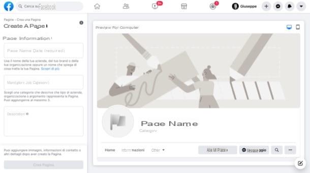 How to create a page on Facebook