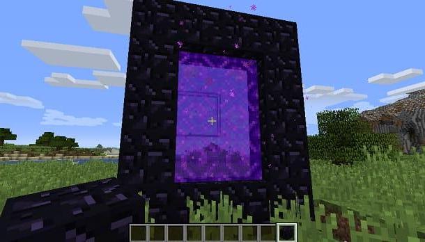 How to create a portal in Minecraft