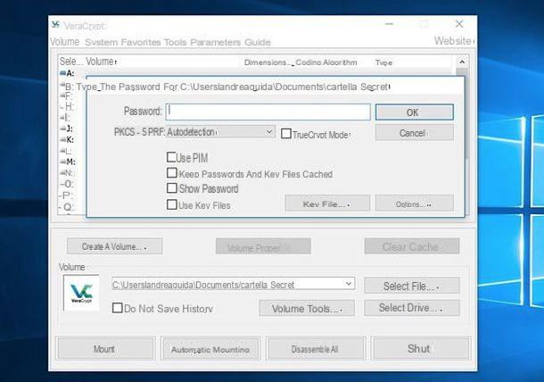 How to create a hidden partition