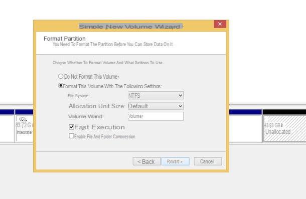 How to create partition Windows 8