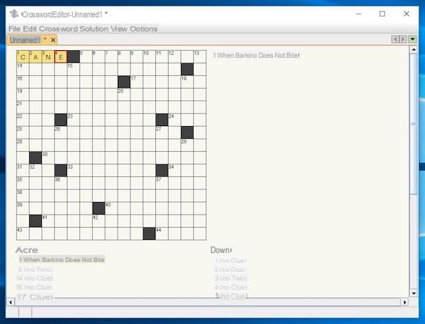 How to create a crossword puzzle