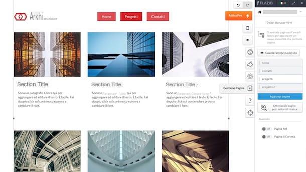 How to create an Internet site with Flazio.com