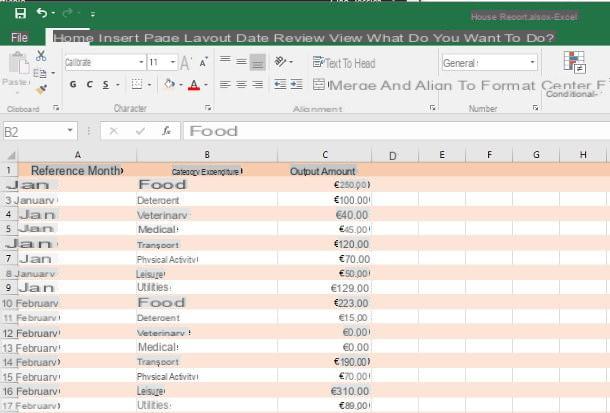 How to create a pivot table