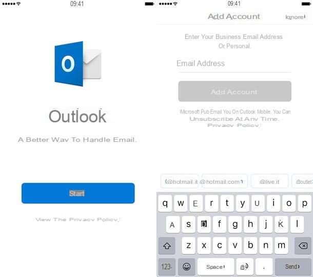 Cómo configurar Hotmail en iPhone