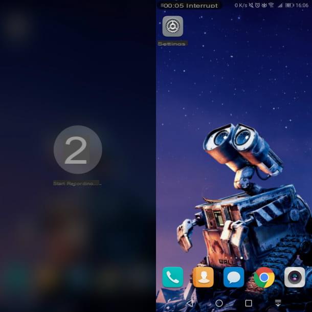 How to record Huawei screen