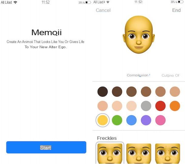 Cómo crear un iPhone Memoji