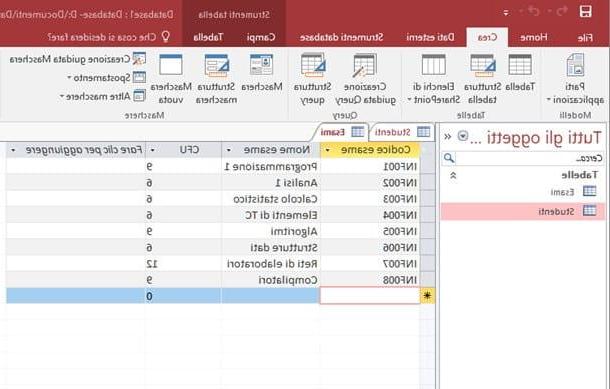 How to create a database