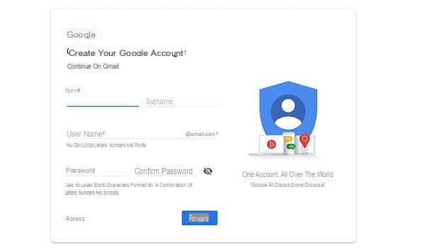 How to create Google account