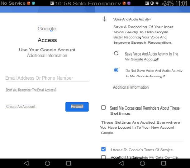 How to create Google account