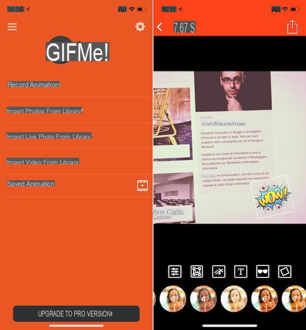 Comment faire des GIF iPhone