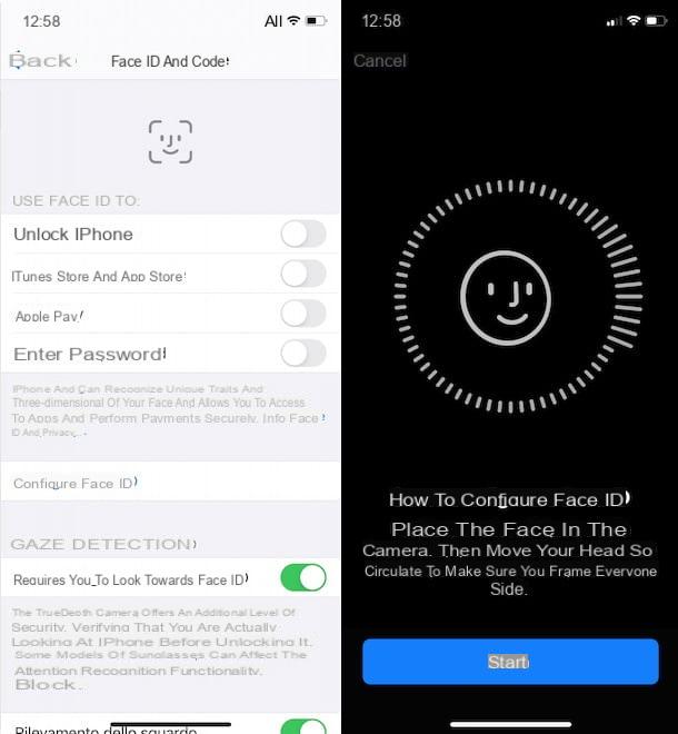 Cómo configurar Face ID
