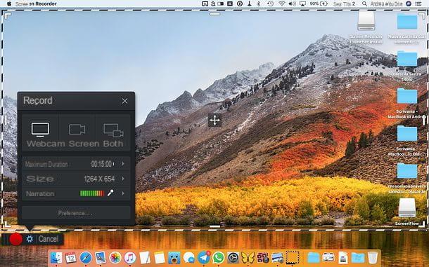 Cómo grabar la pantalla de Mac