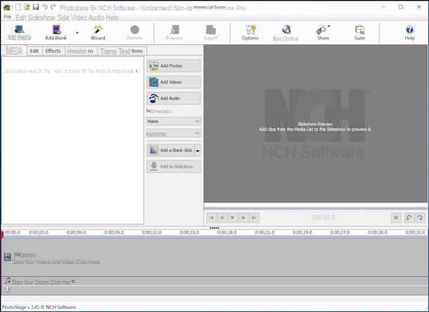 Program to create videos with photos and music