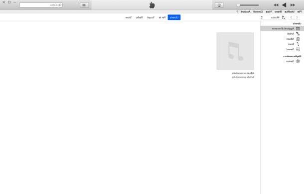 Como recriar a biblioteca do iTunes