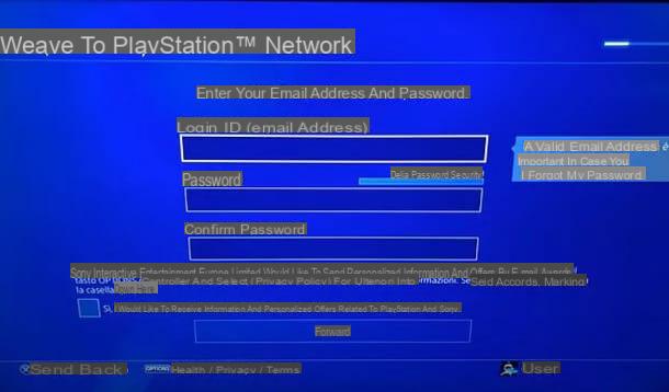 How to create PS4 accounts