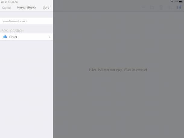How to create folder on iPad