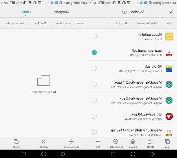 Cómo crear una carpeta en Huawei