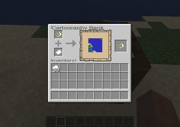 How to make a map in Minecraft