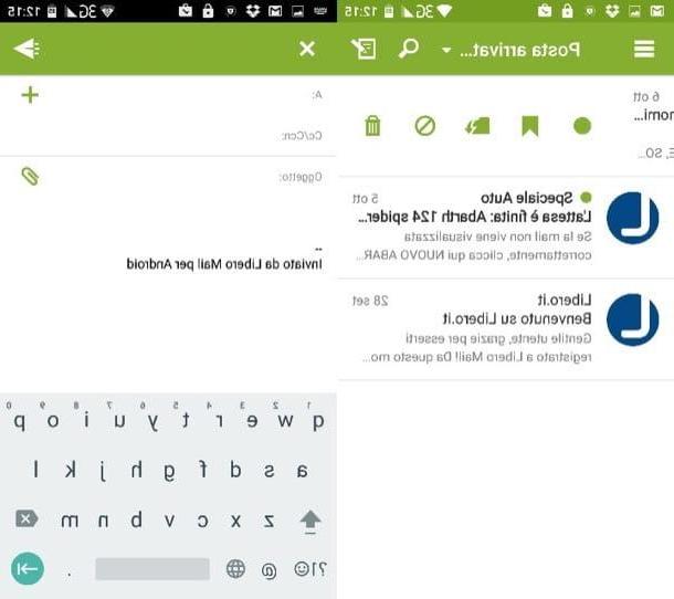 Cómo configurar el correo Libero en Android