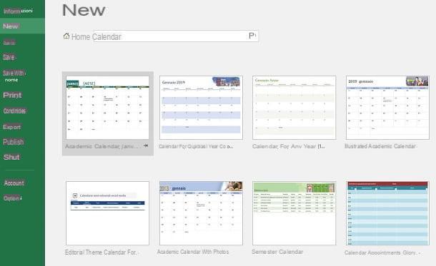 Cómo crear un calendario en Excel