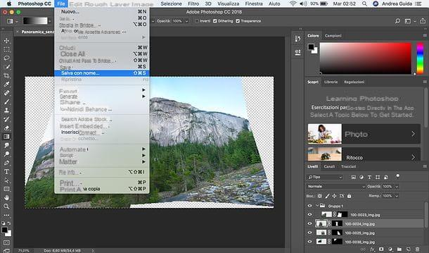 How to make panoramic photos with Photoshop