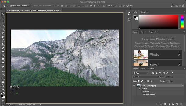How to make panoramic photos with Photoshop