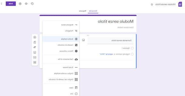 How to create a test with Google Forms
