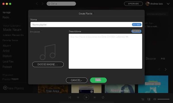 Como vou criar uma lista de reprodução no seu Spotify