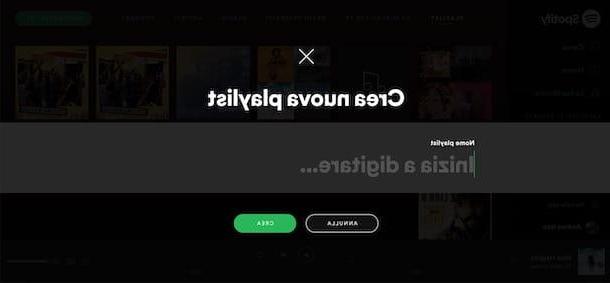 Como vou criar uma lista de reprodução no seu Spotify