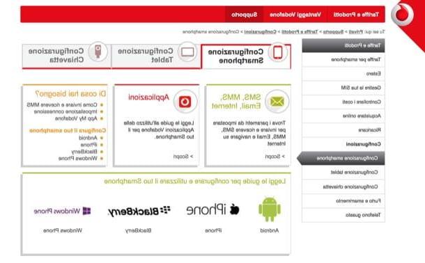How to configure Vodafone Internet
