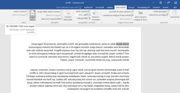 Cómo crear un índice de Word