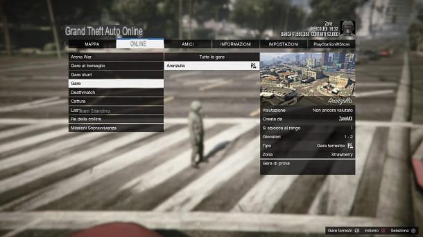 Comment créer des courses dans GTA Online