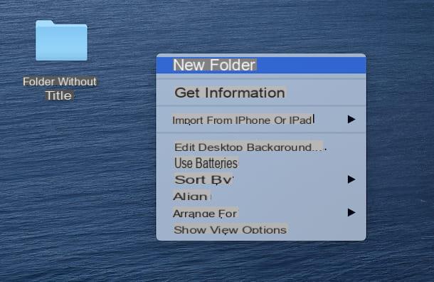 How to create a folder on the PC