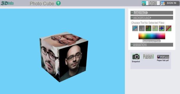 How to make a cube with our photos