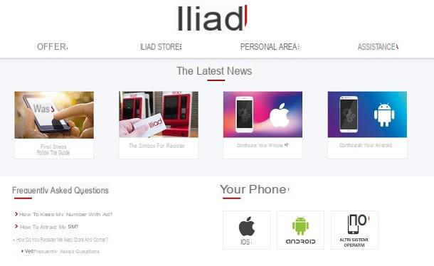 Comment configurer Internet Iliad