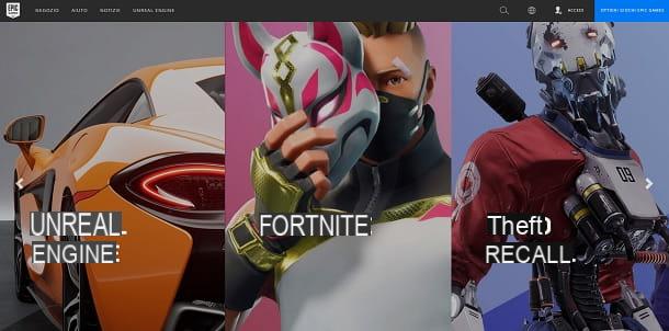 How to create an Epic Games account