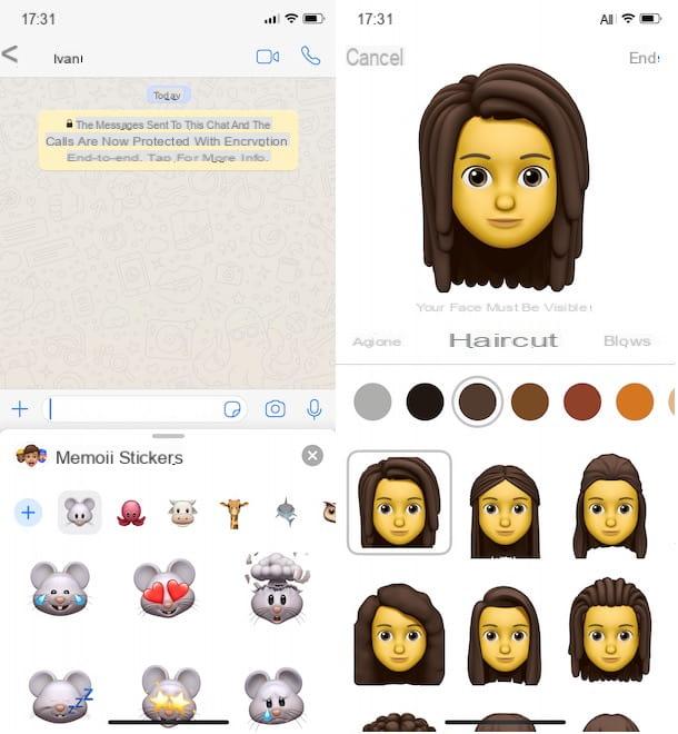 How to create iPhone avatars