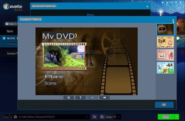 How to create DVD menus